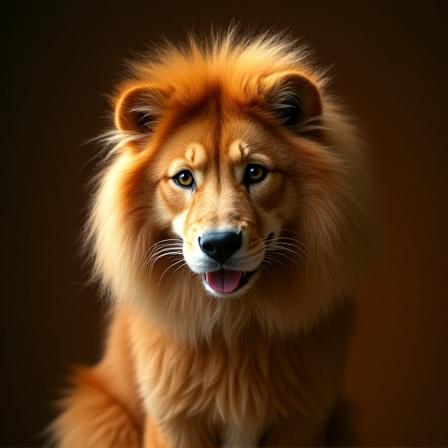 Classic Lion Cut on a ginger cat